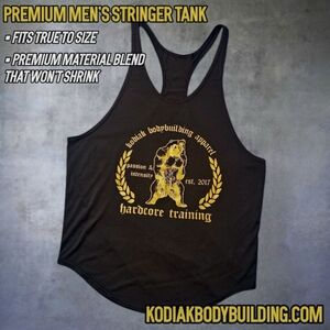 Mens Stringer Tank - Kodiak Bodybuilding Apparel